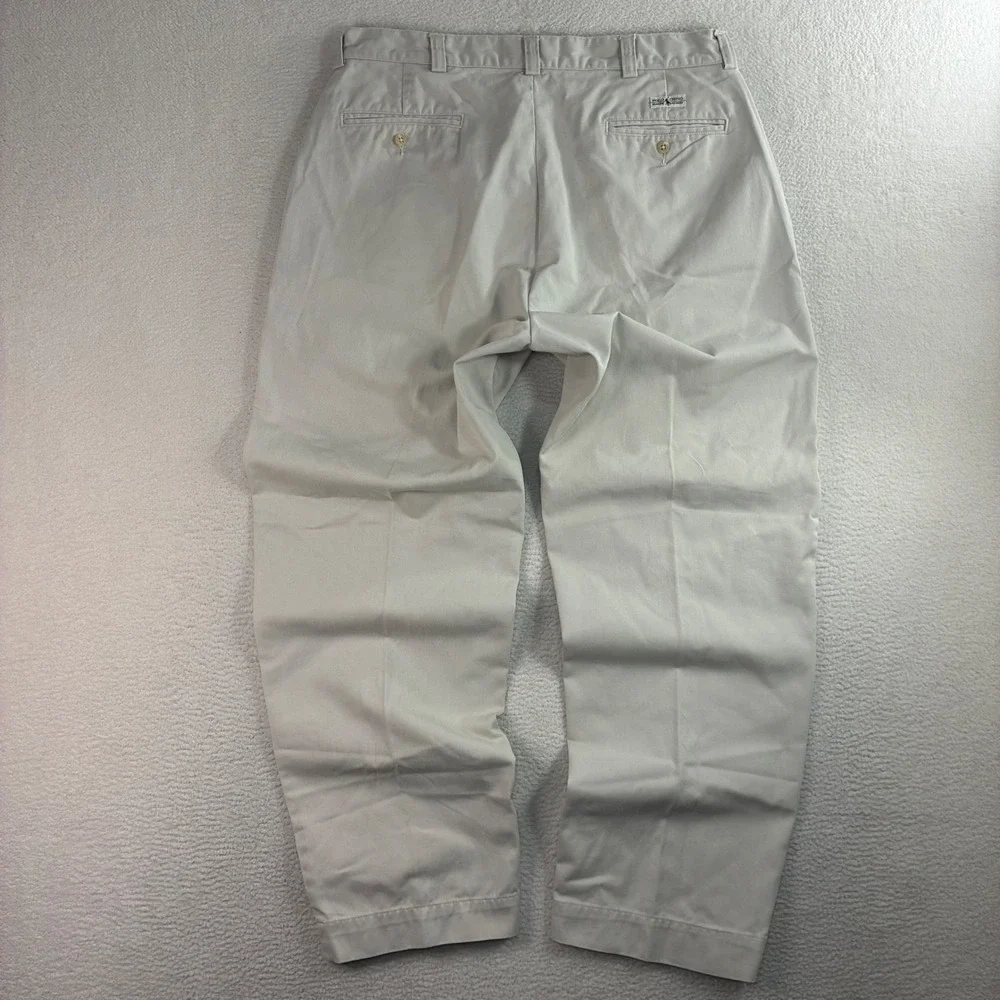 Polo Ralph Lauren Philip Chino Pants Mens 35x30 Beige Business Casual Preppy Y2K